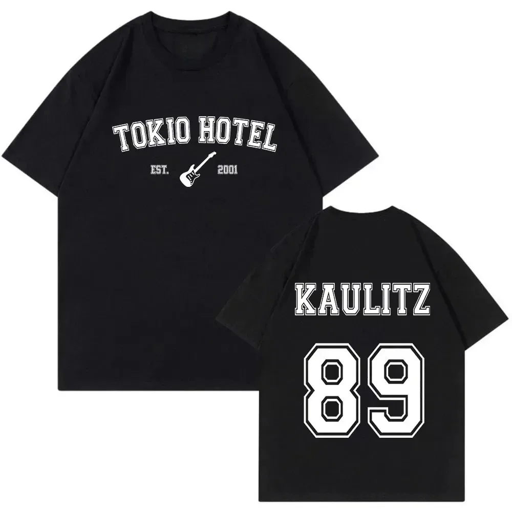 Street Fashion Tokyo - 男性と女性のための半袖モノグラムプリントTシャツ,ストリートカジュアルTシャツ,クールなファッション,ロックバンド,東京,ホテル,万能,夏