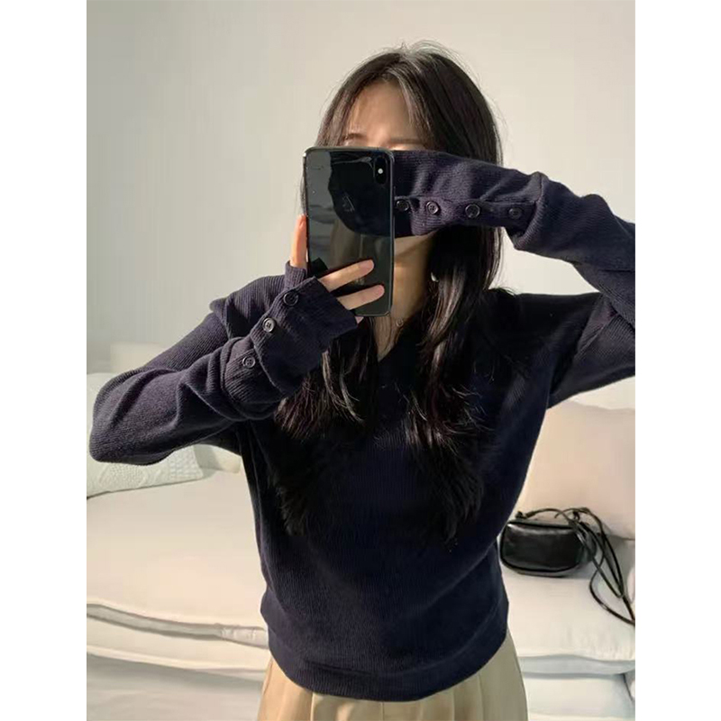 MEXZT ストリートウェア グレーセーター レディース フ - Street Fashion Korea のレビューと価格