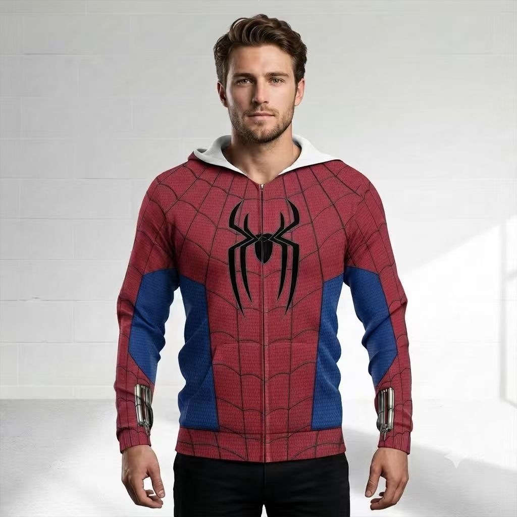 ユニセックスファッション スパイダーパターン コスプレ フー - Street Fashion Y2K のレビューと価格