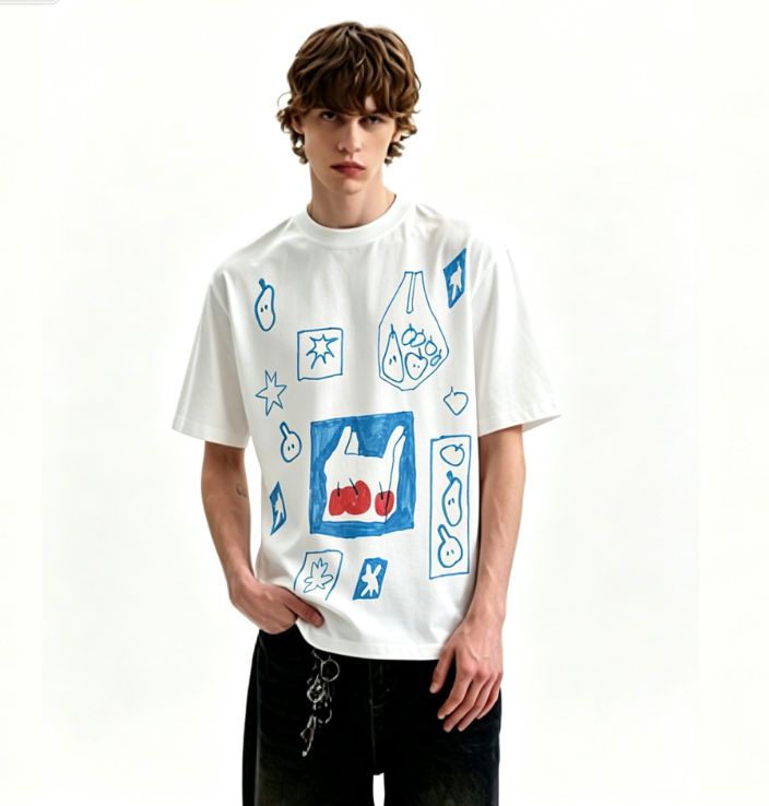 2026年夏新作 メンズ Y2K グラフィック 韓国風ファッ - Street Fashion Trends 2026 のレビューと価格