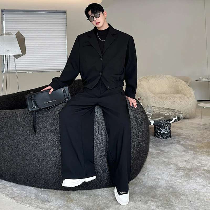 LUZHEN 春のブレザーネックカジュアルジャケット メンズ - Street Fashion For Man のレビューと価格