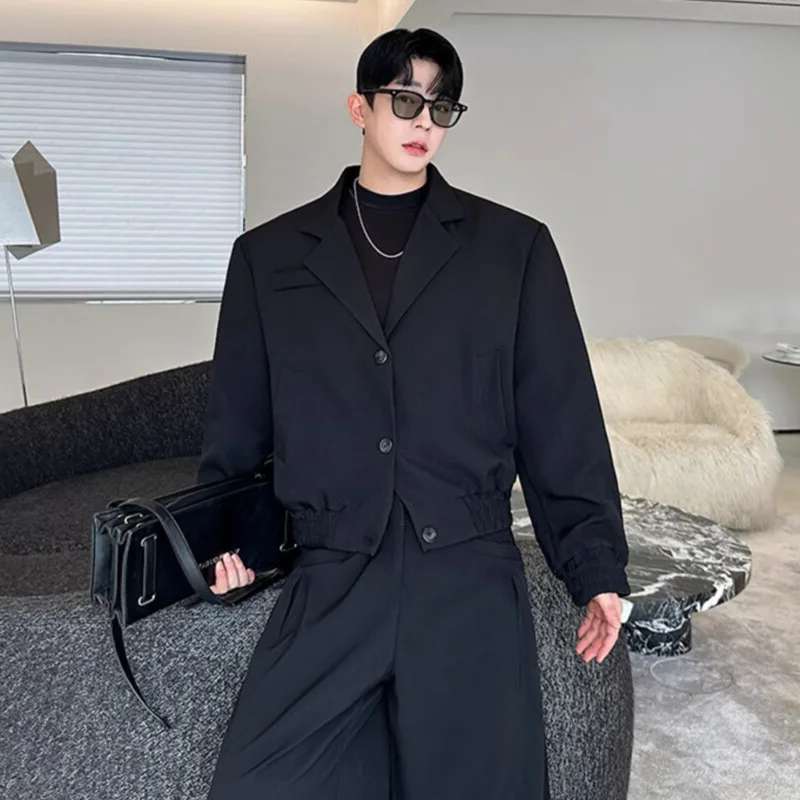 LUZHEN 春のブレザーネックカジュアルジャケット メンズ - Street Fashion For Man のレビューと価格