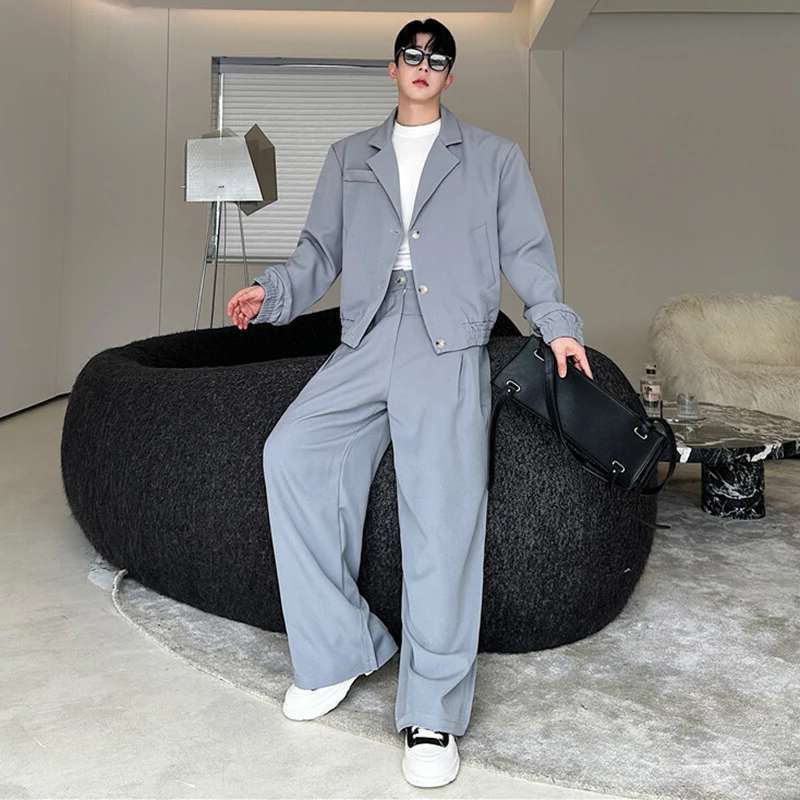 LUZHEN 春のブレザーネックカジュアルジャケット メンズ - Street Fashion For Man のレビューと価格