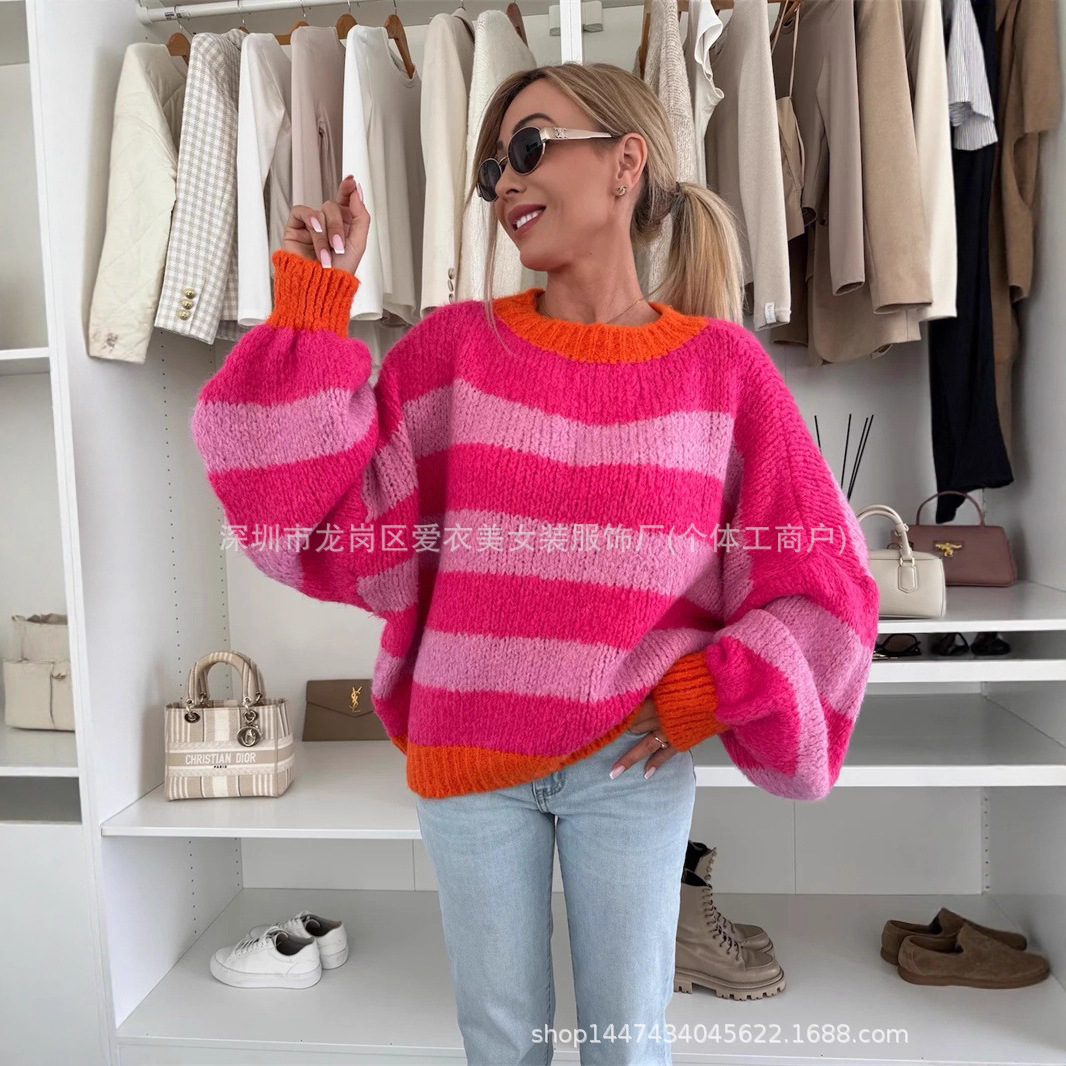 2026年春新作 レディース ストライプ柄 長袖 コントラス - Street Fashion Trends 2026 のレビューと価格