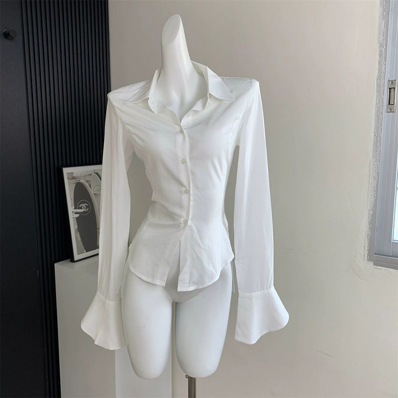 Gidyq 女性黒包帯シャツ韓国ファッションすべて一致ストリ - Street Fashion Korea のレビューと価格