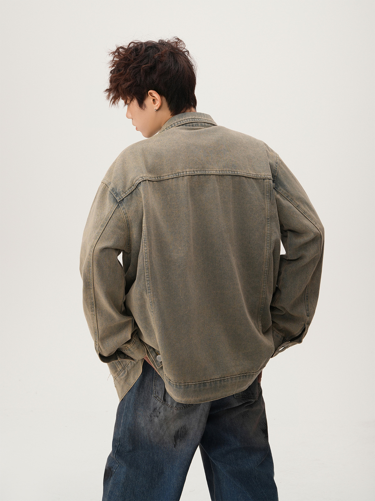 アメリカンハイストリート リップドデニムジャケット 秋のカジ - Street Fashion Vintage のレビューと価格