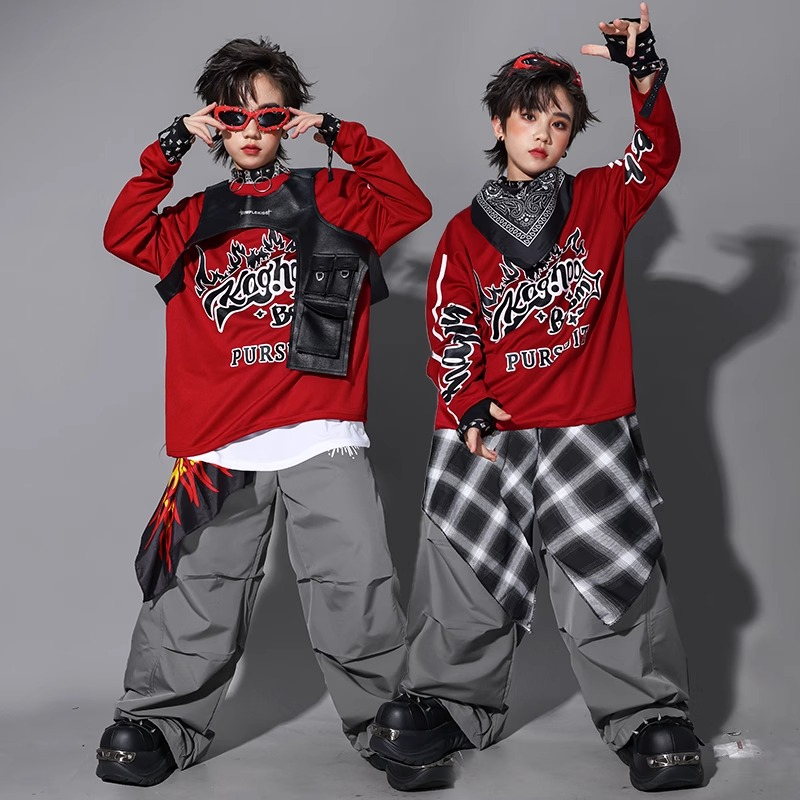ボーイズ K-POP スウェットシャツ ファッションベスト  - Street Fashion Kpop のレビューと価格