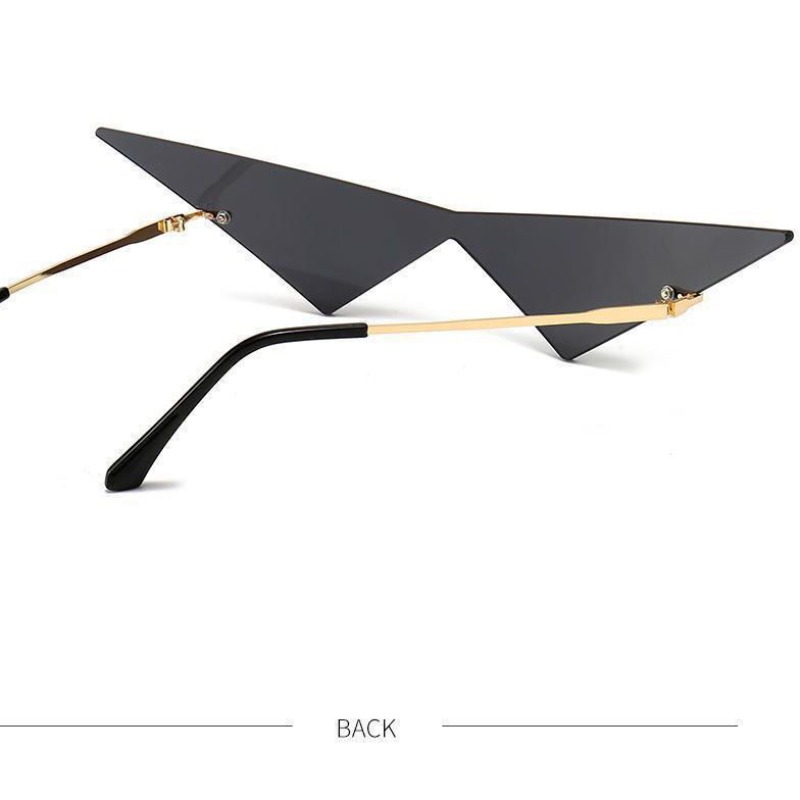 三角形サングラス ストリートアイウェア パーティーサングラス - Street Fashion Glasses のレビューと価格