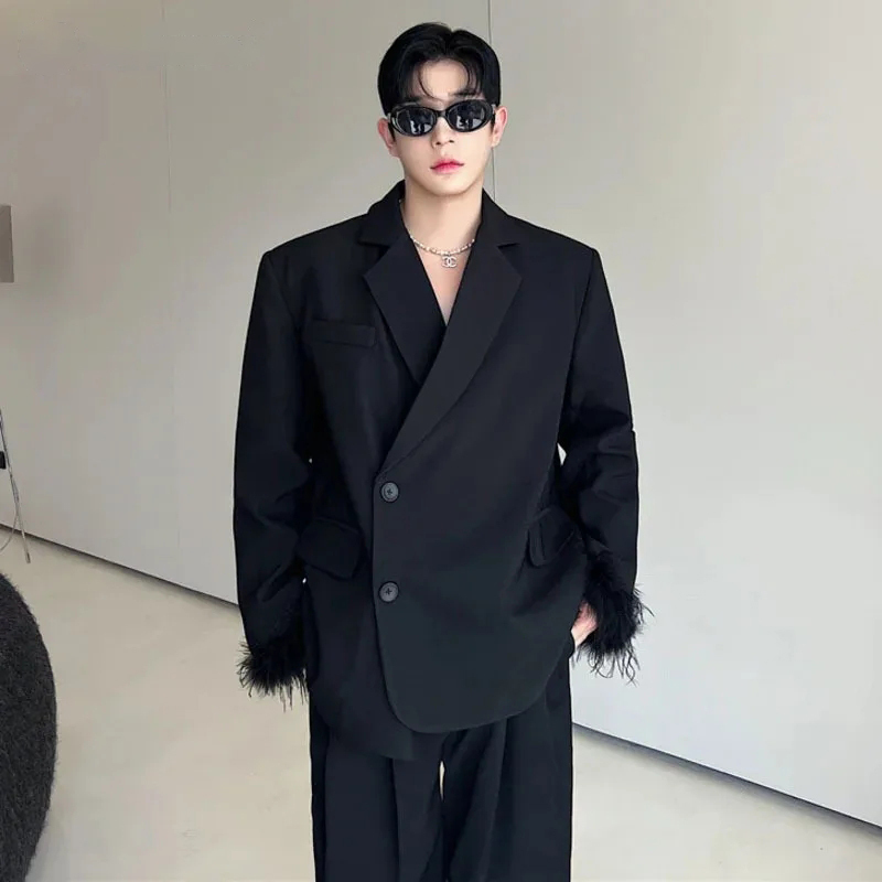 LUZHEN メンズファッションコート フェザーブレザー ス - Street Fashion Reviews のレビューと価格