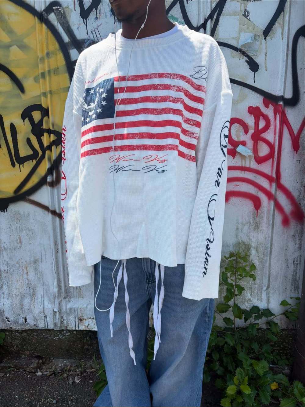 2026年秋新作 Y2K アメリカンレトロ フラッグプリント - Street Fashion Y2K のレビューと価格