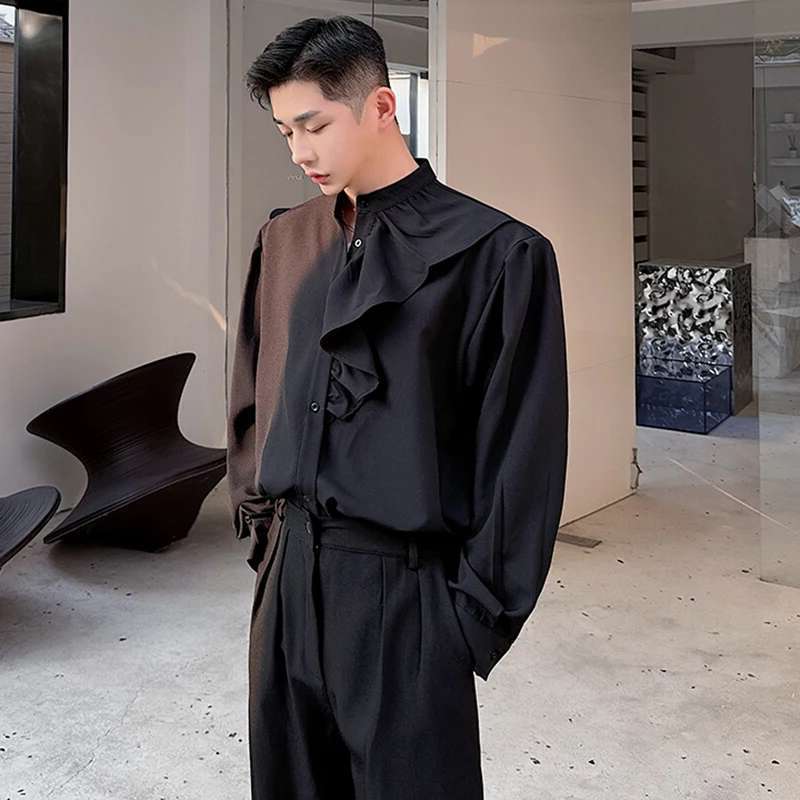 LUZHENデザイン ロング丈 ニューファッションシャツ 高 - Street Fashion Reviews のレビューと価格