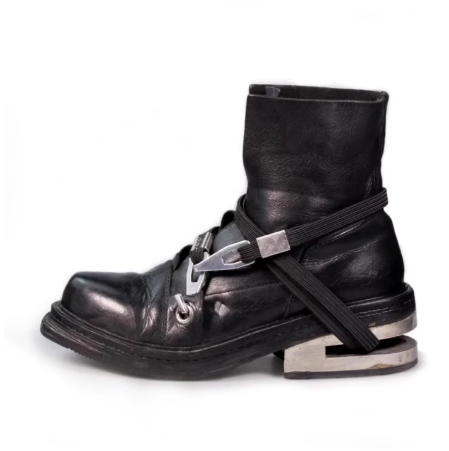 レディース ラウンドトゥ メタルヒール ショートブーツ レト - Street Fashion Rome 2025 のレビューと価格