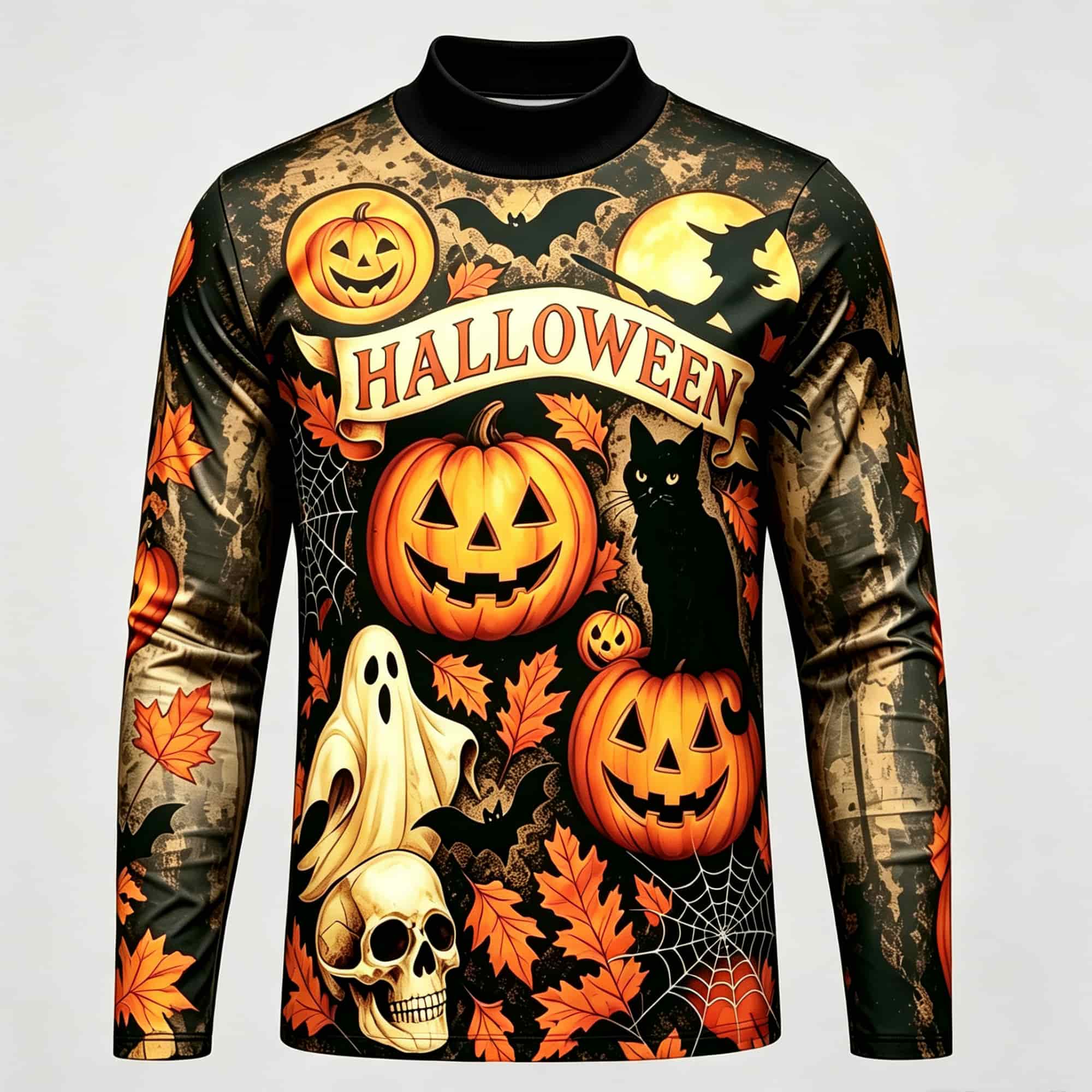 カジュアルファッションストリートスタイル ハロウィンプリント - Street Fashion For Man のレビューと価格
