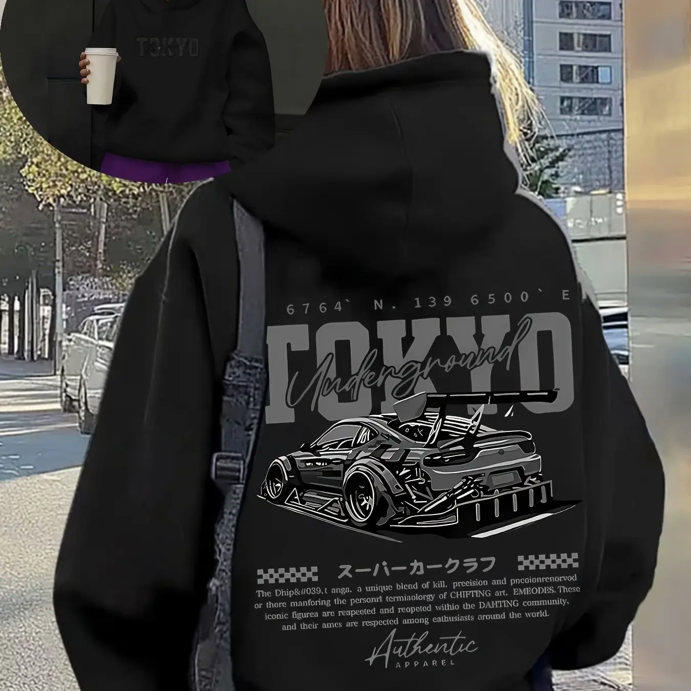 日本のストリートウェアパーカー男性東京 JDM レーシングス - Street Fashion Tokyo のレビューと価格