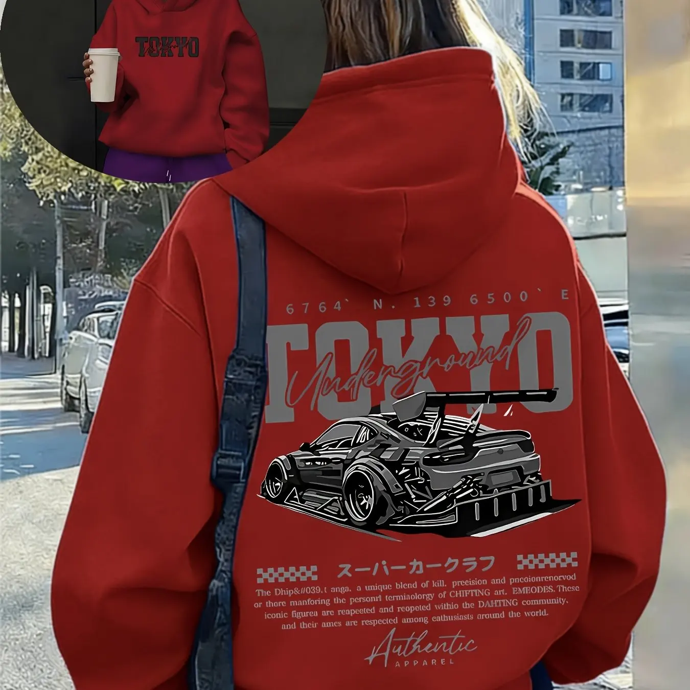 日本のストリートウェアパーカー男性東京 JDM レーシングス - Street Fashion Tokyo のレビューと価格