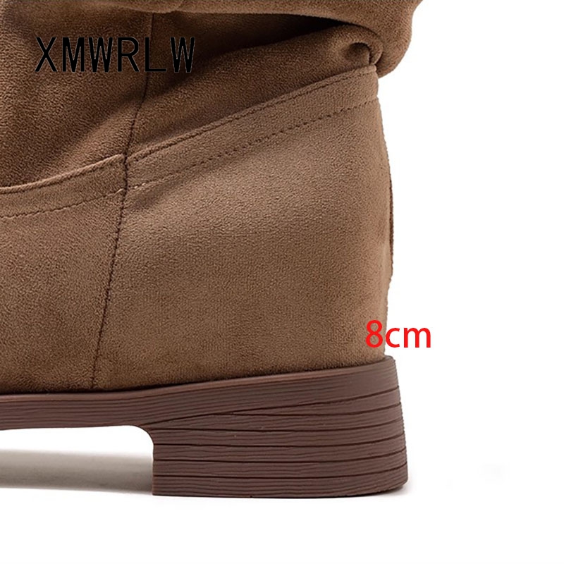 XMWRLW 2025 秋 レディース アンクルブーツ ファ - Street Fashion Rome 2025 のレビューと価格