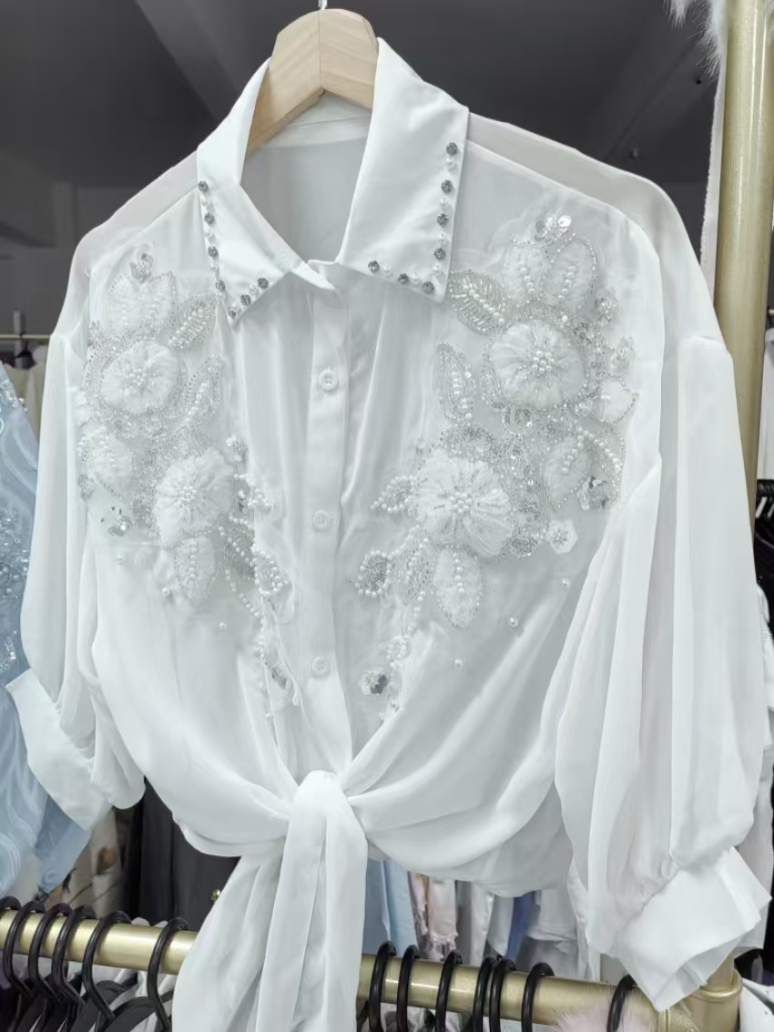 ストリートウェア夏の日焼け止めブラウスシャツ女性用カーディガ - Street Fashion Korea のレビューと価格