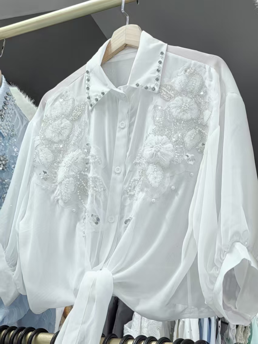 ストリートウェア夏の日焼け止めブラウスシャツ女性用カーディガ - Street Fashion Korea のレビューと価格