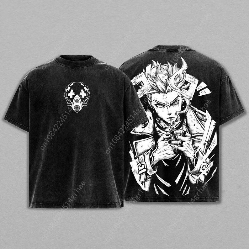 Gachiakuta ヴィンテージアニメウォッシュシャツアニ - Street Fashion Vintage のレビューと価格