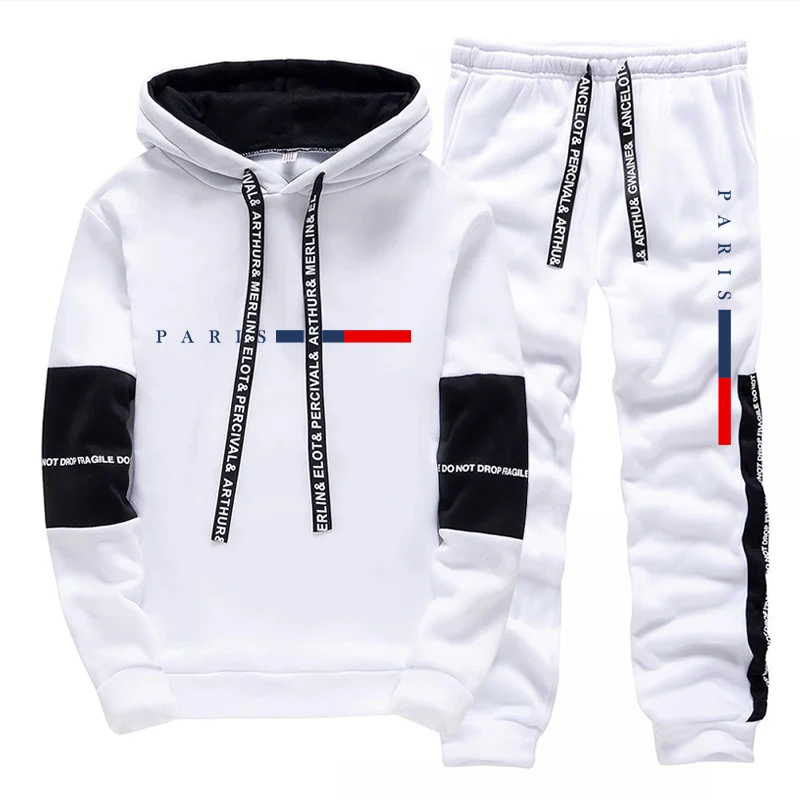 メンズセット/パーカー/パンツ パリファッション 秋冬 カジ - Street Fashion For Man のレビューと価格