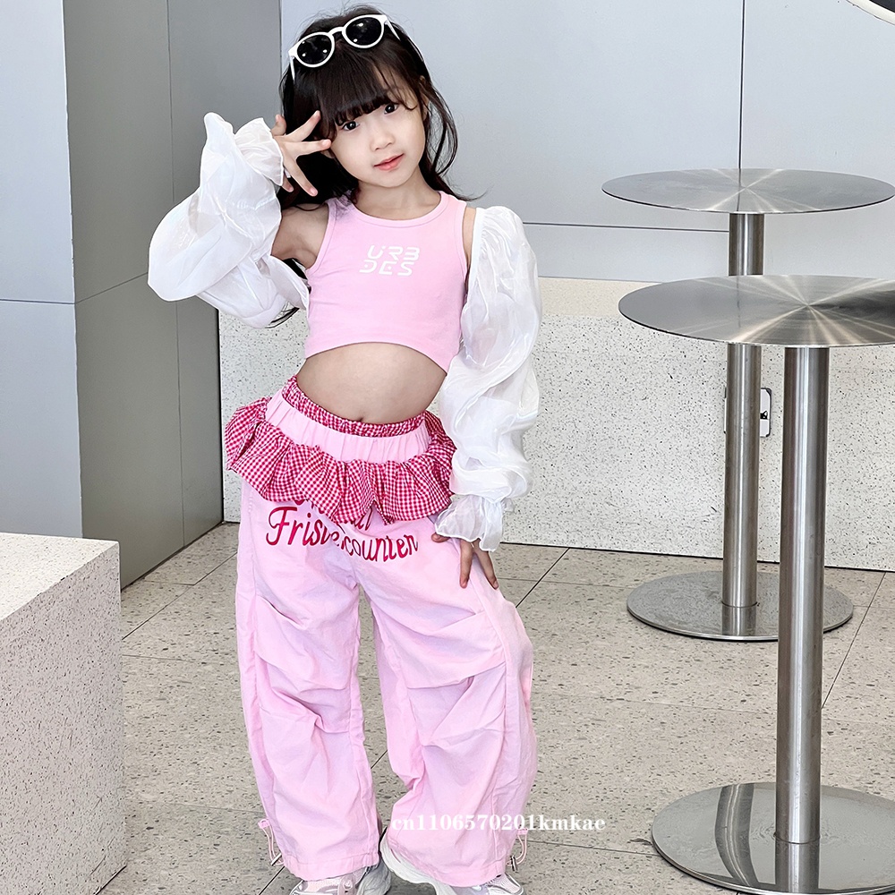 ジャズダンスの服女の子のための Kpop 衣装ヒップホップパ - Street Fashion Kpop のレビューと価格