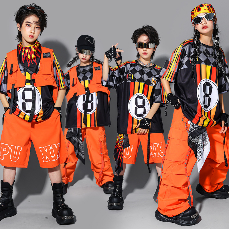 男の子用ヒップホップファッションK-POPストライプトップス - Street Fashion Kpop のレビューと価格