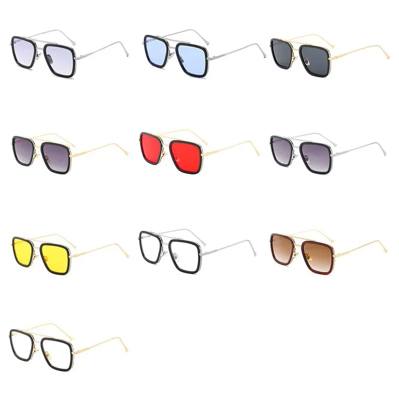 スチームパンク トニー・スターク サングラス メンズ レディ - Street Fashion Glasses のレビューと価格