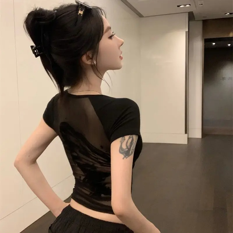 半袖 Tシャツ女性のためのスリム女性トップス Tシャツ韓国フ - Street Fashion Reviews のレビューと価格